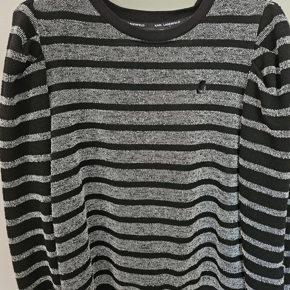 Karl LAGERFELD Crew Knit Sweater S To M - Picture 1 of 6